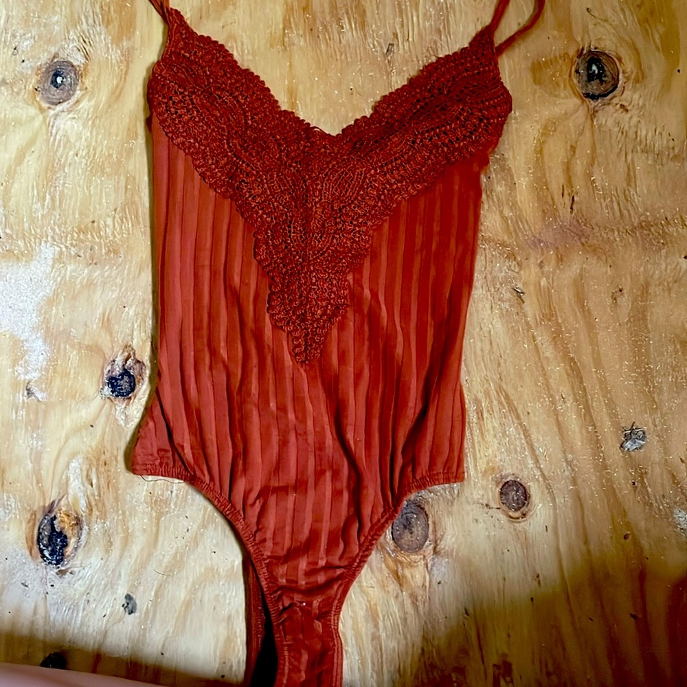 Burnt Orange Bodysuit /Rue 21